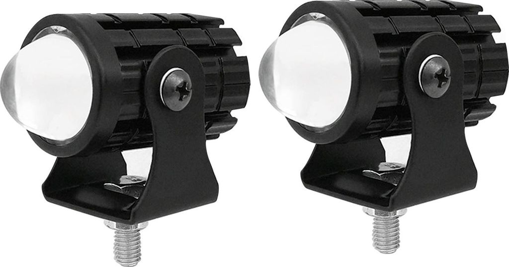 2-teiliger Motorrad-LED-Scheinwerfer mit Lenkerschalter, Fern- und Abblendlicht, zweifarbig, wasserdicht, für LKW, SUV, ATV, UTV, Traktor