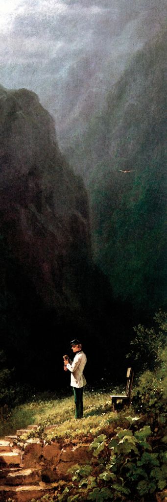 Carl Spitzweg Kunstdruck Bild - Die Zollwache, Detail (91 x 30 cm)