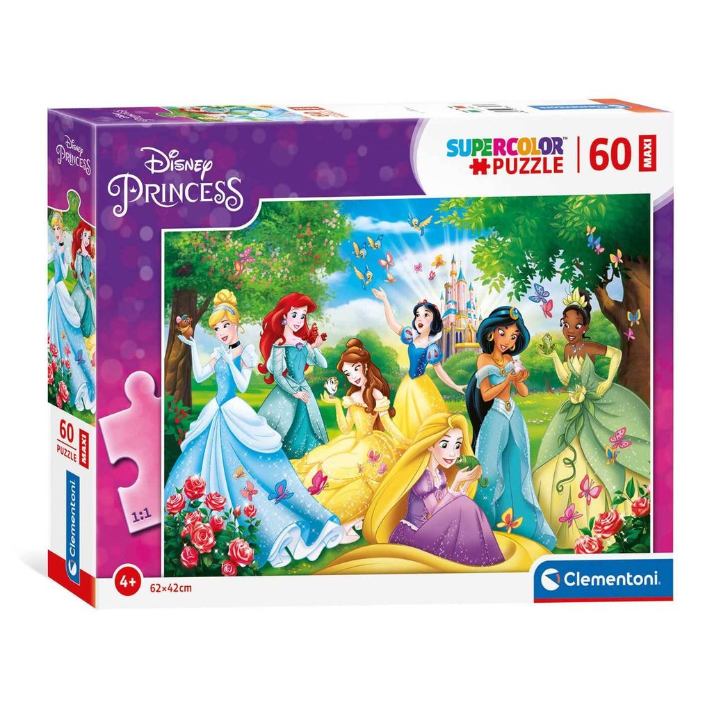 Clementoni Maxi-Puzzle Disney Princess, 60 Teile.