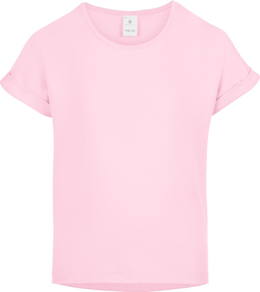 Merry Style T-Shirt für Mädchen aus weicher Baumwolle – Bequeme Mädchenkleidung Gr 116 MS-468