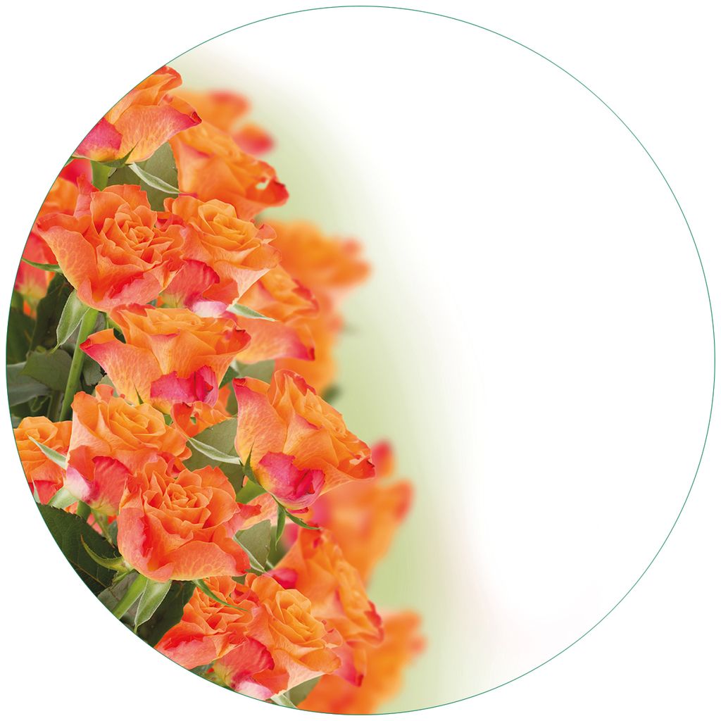 Wallario Premium Glasbild, freischwebende Optik, kräftige Produktbild 
