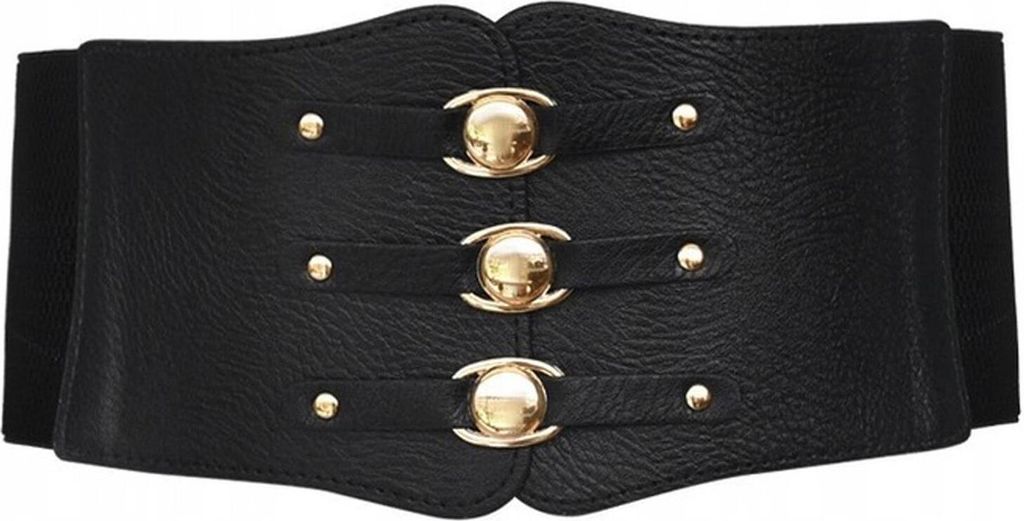 Damen Korsett Gürtel Breit - Elastischer Taillengürtel Aus PU-Leder