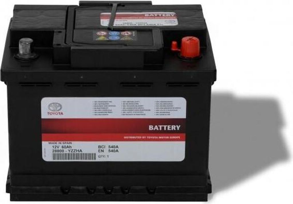 TOYOTA Avensis Corolla Yaris Aygo Yaris 12V 60Ah Batterie 28800-AZC09 OE