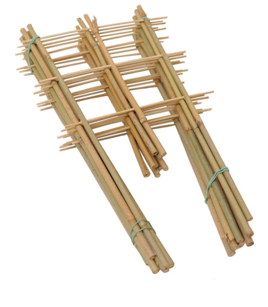 DIXIE STORE Rankgitter Bambus Set für Pflanzen - 3S 10 Stück Länge 90 cm