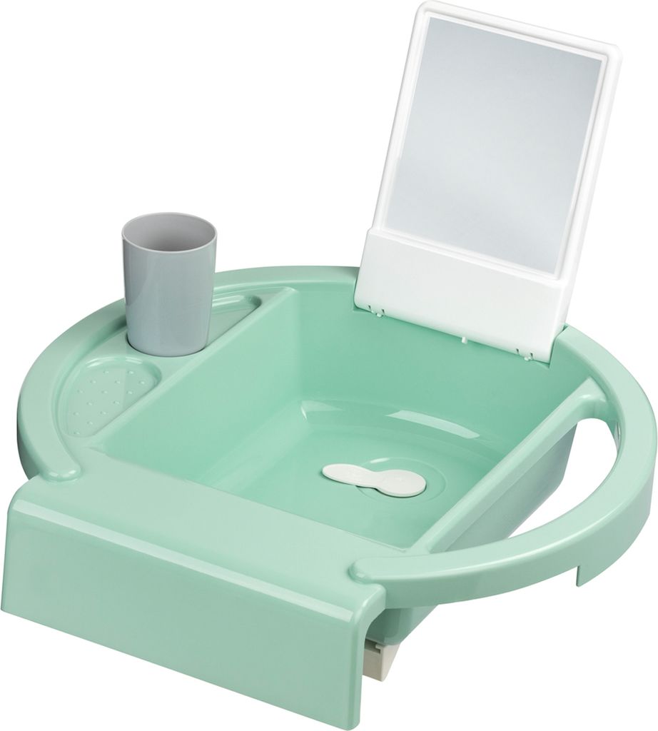 Rotho Babydesign Kiddy Wash 20034-0313-01, grau/grün Image du produit 