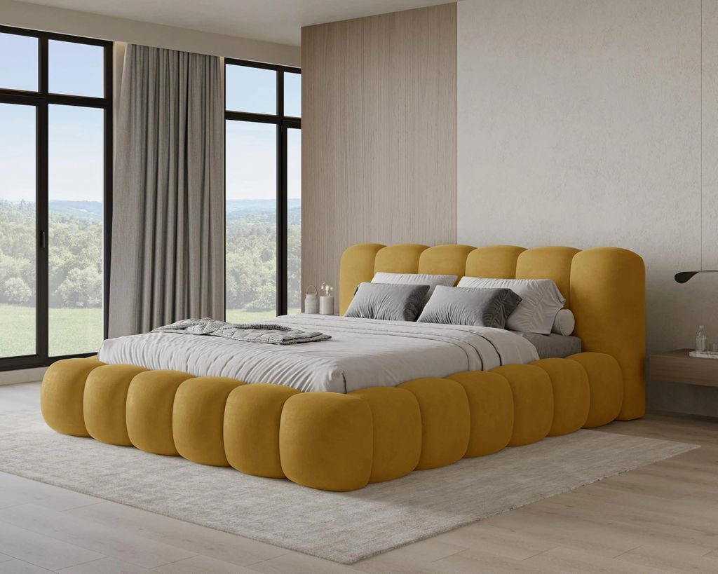 Chilly Möbel Design Bett Stone - Polsterbett mit Produktbild 