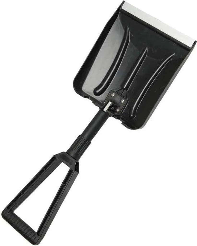 Pelle à neige télescopique et pliable noire en polymère ABS durable - 3