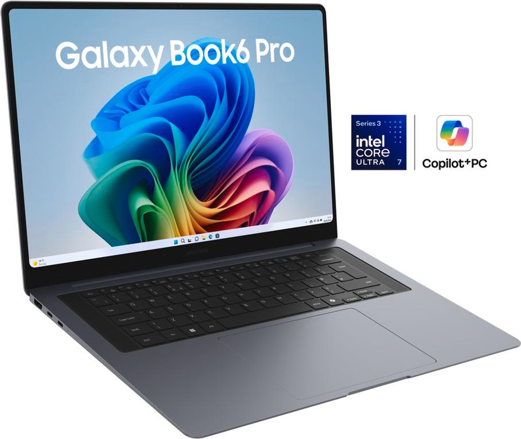 Samsung Galaxy Book6 Pro Copilot+ PC - 16", Intel Core Ultra 7 356H, 32 GB RAM, 1 TB SSD, Windows 11 Pro