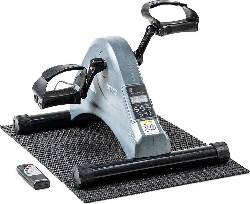 Elektrischer Pedaltrainer mit Matte und Fernbedienung Produktbild 