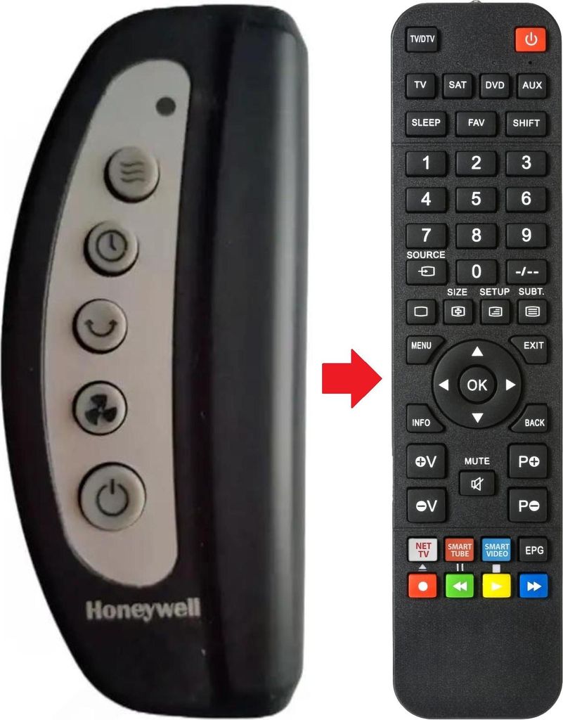 Fernbedienung passend für HONEYWELL HO5500RE