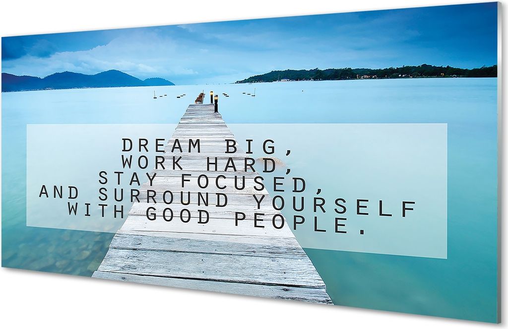 Spritzschutz 100x50 Wandkunst Seepanorama