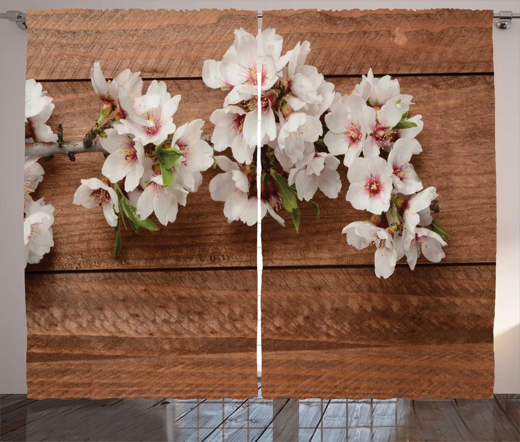 Tenda Rustica Fiori di Mandorlo ABAKUHAUS 280x245 | Home Decor