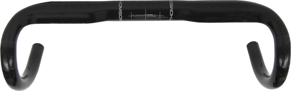 Cintre route Thomson carbone 400mm pour optimiser votre vélo de course noir