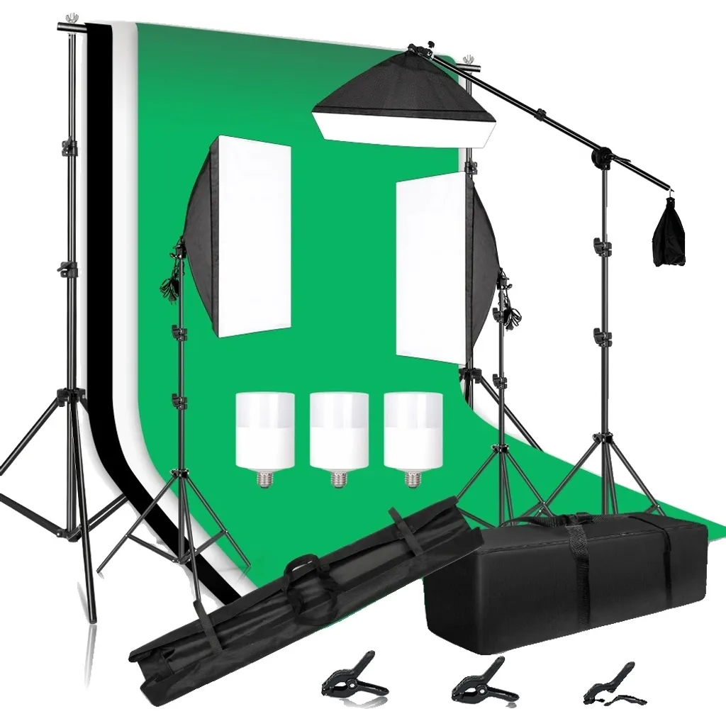 Kit studio photo complet pour supprimer les ombres et réussir vos fonds