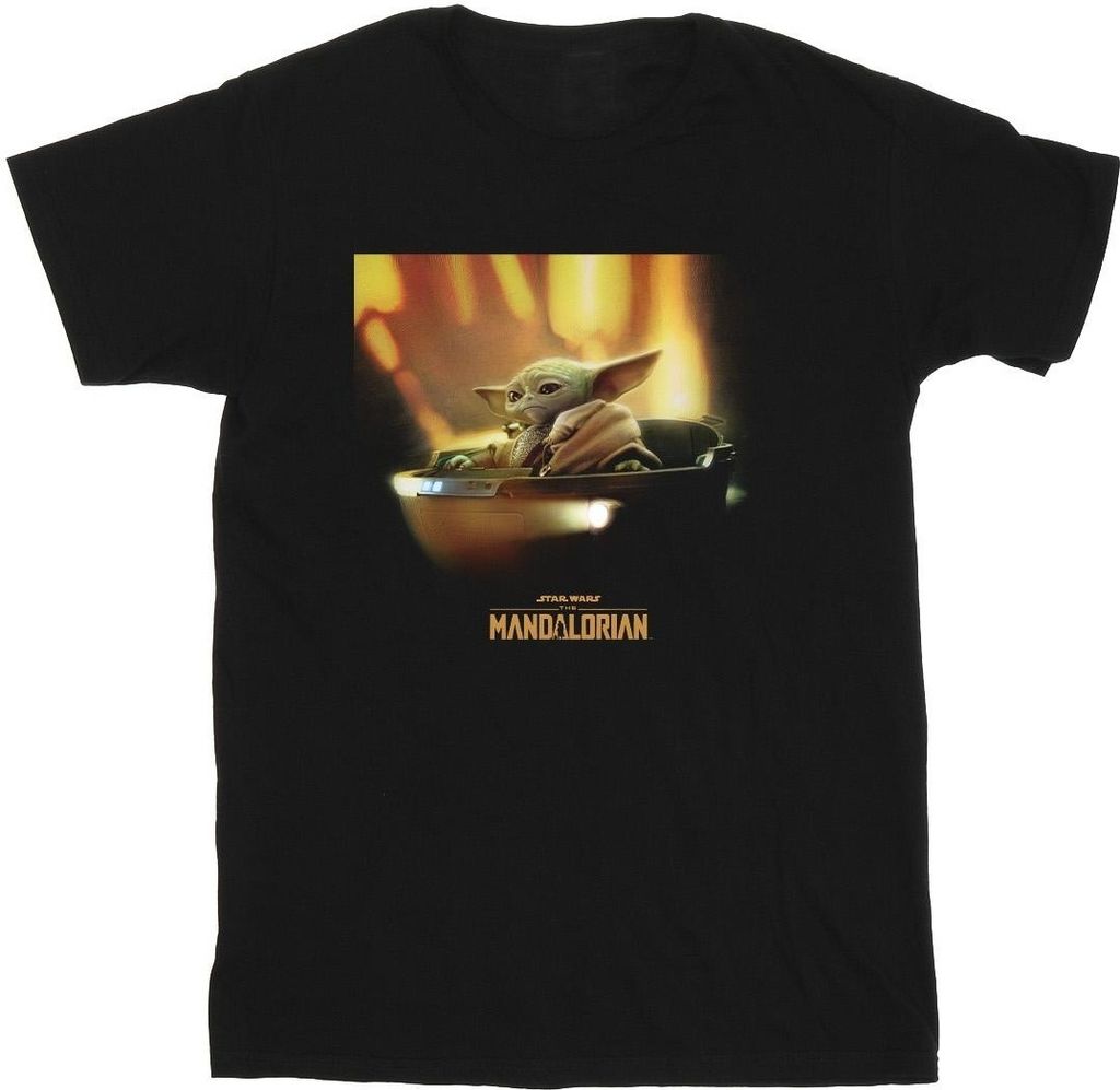 Star Wars - "The Mandalorian" T-Shirt für Mädchen BI39758 (104) (Grau)