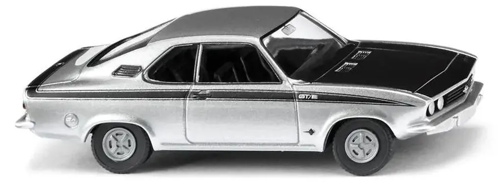 Modèle réduit de voiture Opel Manta A GT/E Wiking 082712 argenté 1:87
