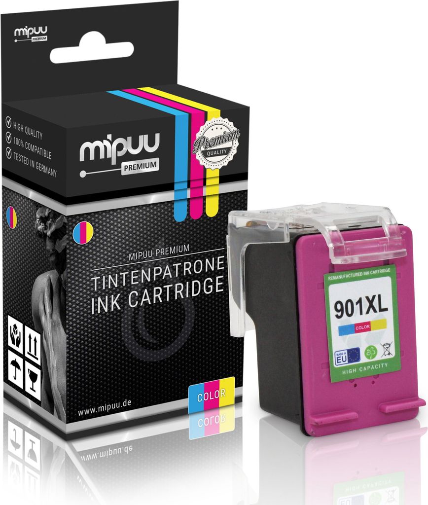Mipuu Tinte ersetzt HP 901 XL / CC656AE Color