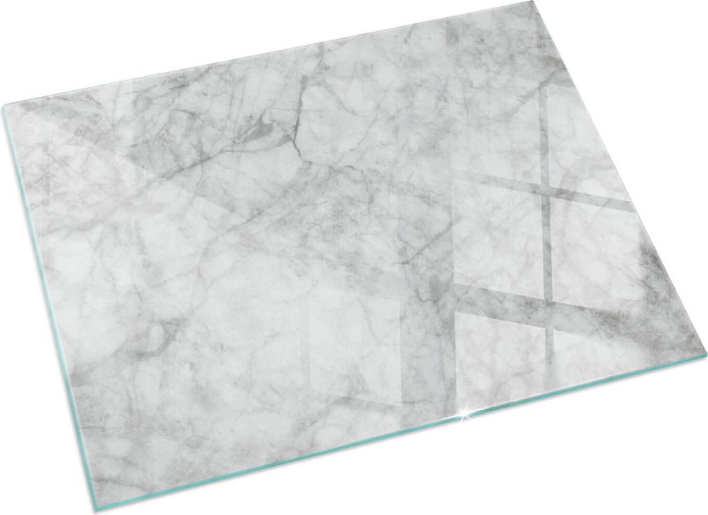 Marmor Textur Muster – Glasbodenplatte für – Kaminofen – Kaminplatte Glas – Schutzglas – Funkenschutzplatte –Glasbodenplatte Feuerfest...