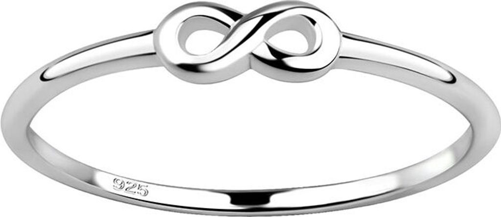 Ring Infinity aus Silber 925 58 (18.4 mm Ø)