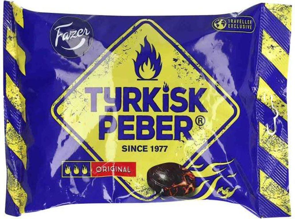 Fazer Tyrkisk Peber 400 g - Caramelle al pepe turco Immagine del prodotto 