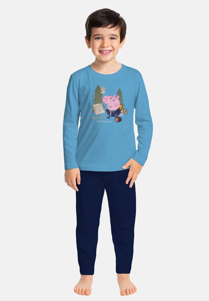 Peppa Wutz Schlafanzug für Jungen - George's adventures Produktbild 