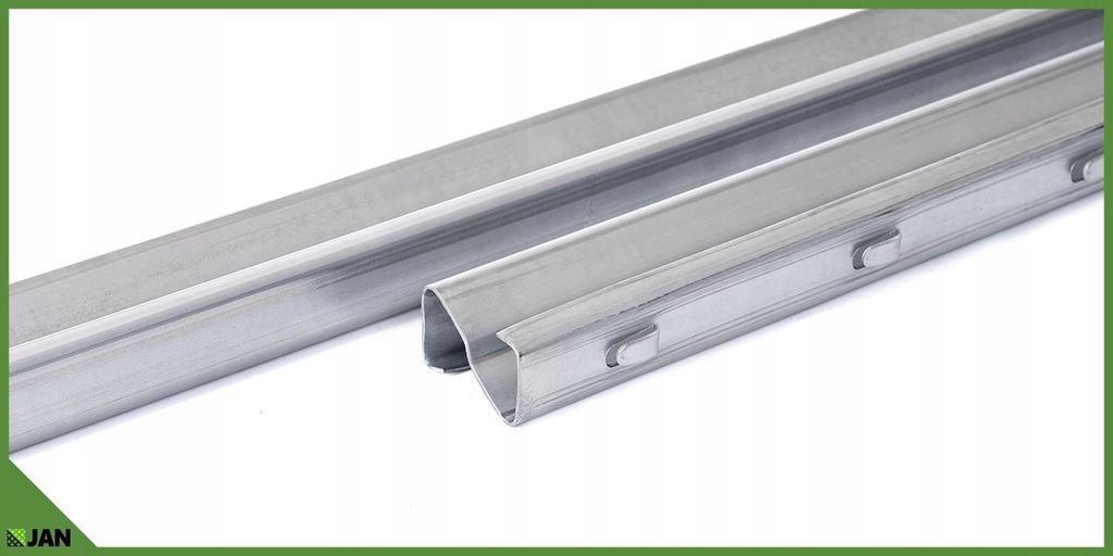 Zaunpfosten - Typ Z - 2,2 m - 10 Stück, Stahl Feuerverzinkt 1,5 mm, Mit Haken, Für Maschendrahtzaun