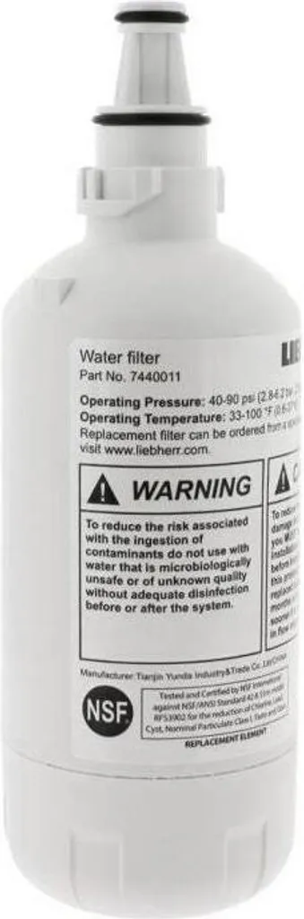 Filtre à eau Liebherr 7440011 : élimine goût chlore et impuretés - 7