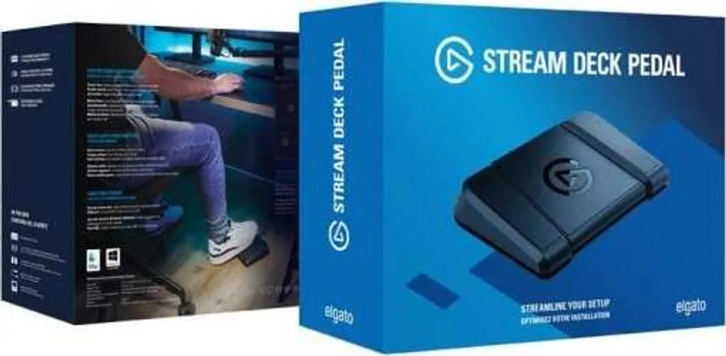 Elgato Pédale d'Expression Tactile 930g - Contrôleur Robuste 10GBF9901 Noir