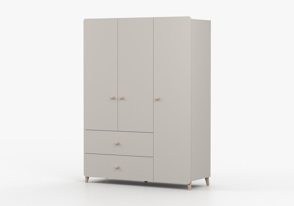 Armoire à portes battantes MARIO 3D, chambre d'enfant, Image du produit 
