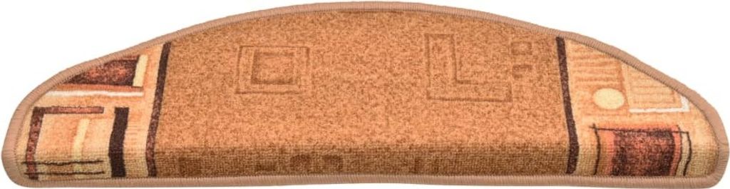 15 Tappetini Antiscivolo Per Scale Beige - Autoadesivi, Morbidi E Insonorizzanti - 3