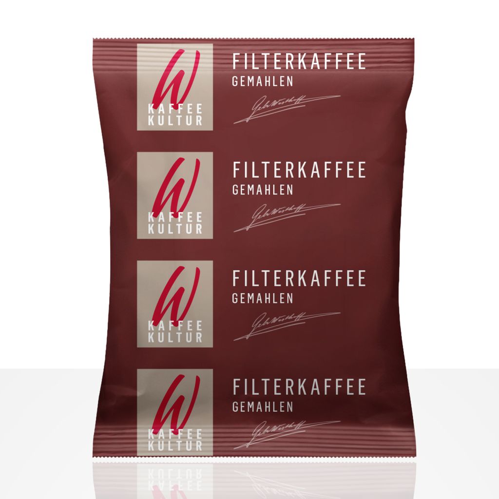 Westhoff Merkur Plus - 42 x 60g Kaffee gemahlen + 50 Korbfilter, Servicepaket