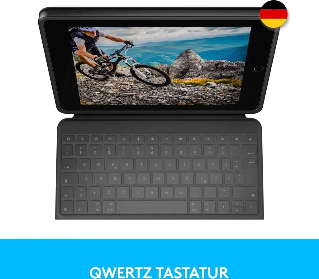 Protection Robuste iPad 10.2 et Clavier AZERTY Logitech Rugged Folio Pro - 15