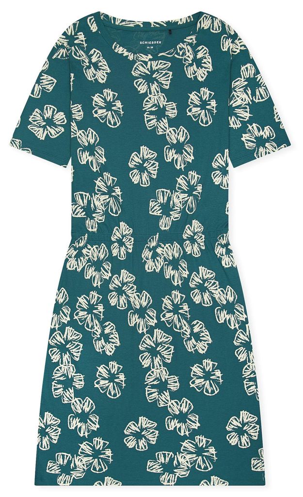 Schiesser Damen Nachthemd Modern grün - Größe 46