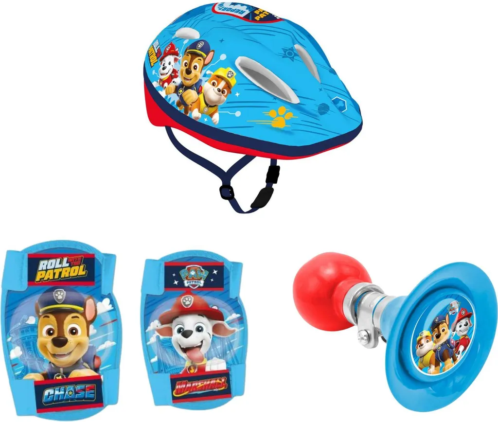 Protégez votre Enfant à Vélo avec le Kit Paw Patrol Casque et Protections