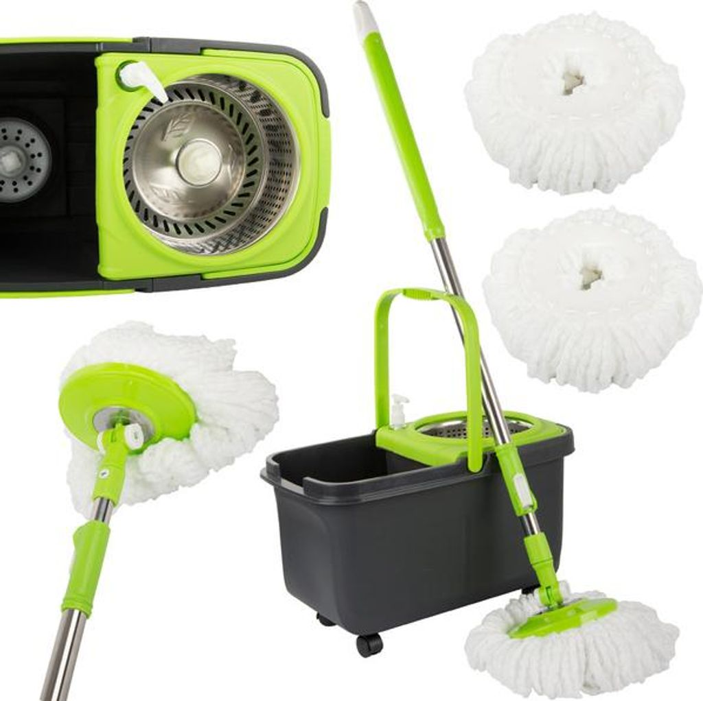 Verk 27078 Rotační mop 360 + kbelík šedý Obrázek produktu 
