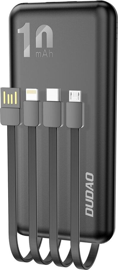 DUDAO K6Pro Powerbank 10000mAh Schwarz Produktbild 