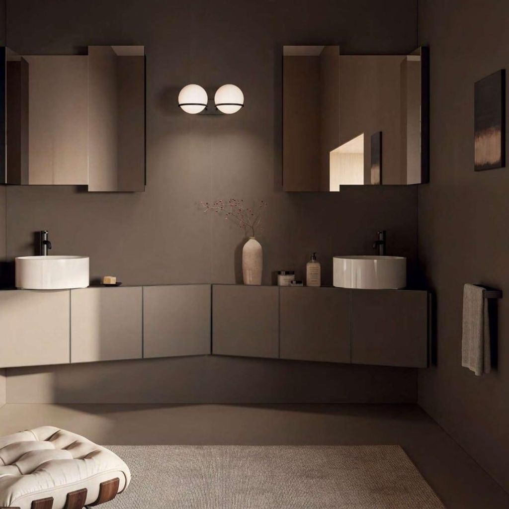 Fliesen Betonoptik Braun 60x120 cm CASA39 Italgraniti Nuances