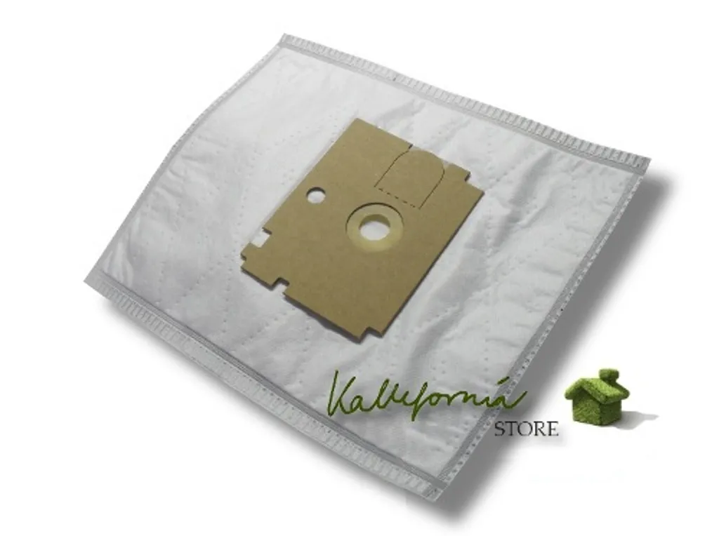 MisterVac - 10 Sacchetti Aspirapolvere Compatibili Rowenta Dymbo RS 007 + Bocchetta Flessibile 64 Cm