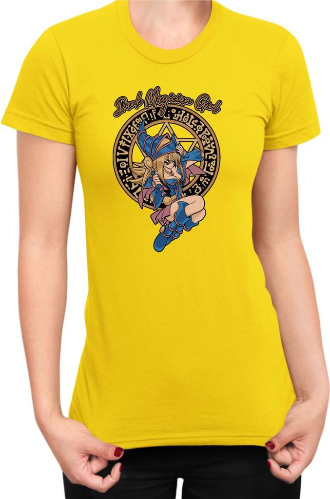 Damen T-Shirt Japan Manga Anime Comics Yu Gi 025, Lady XL / Gelb