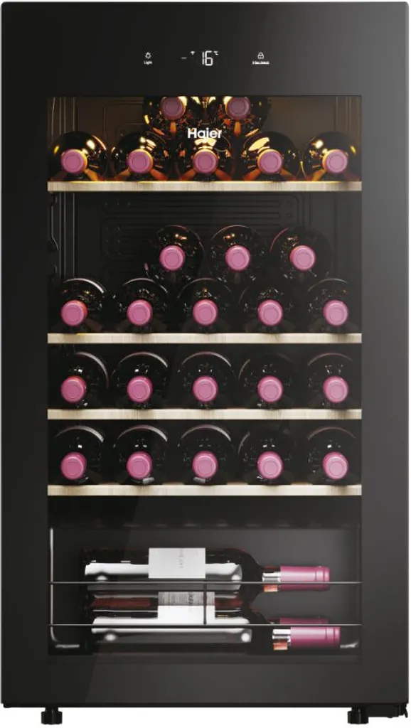Cave à vin Haier HWS34GGH1 protégez vos vins des UV et des vibrations