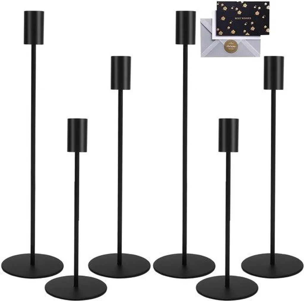 Lampe décorative vintage de luxe noire - Lanterne chic en métal noir