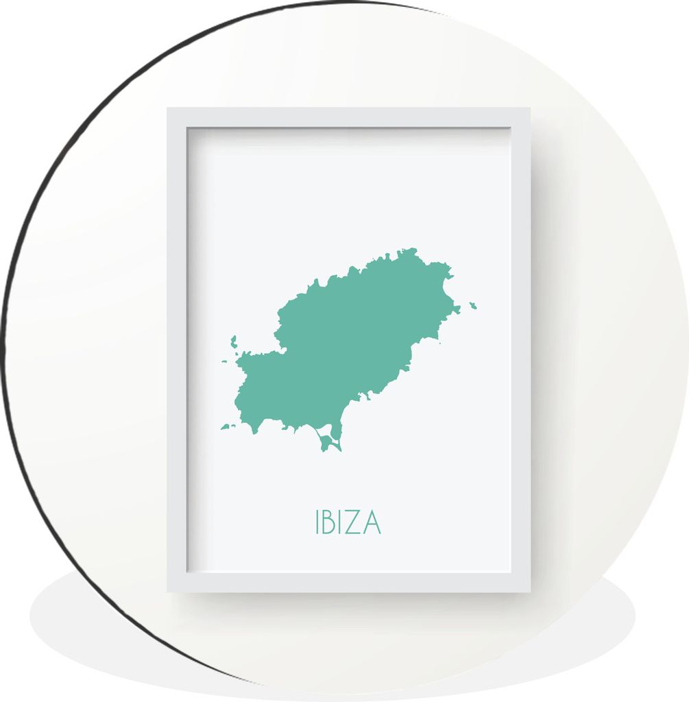 MuchoWow - Mauerkreis - Wandbilder - Runde Bild - Bild aus Aluminium - Schlafzimmer - Wohnzimmerdekoration - Wand Dekoration
