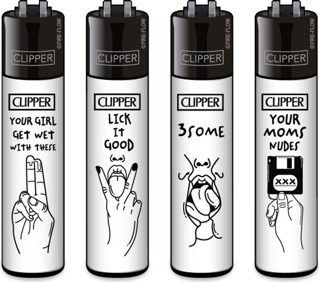 Clipper® Feuerzeuge 4er Set: FFX Adult #1 Produktbild 