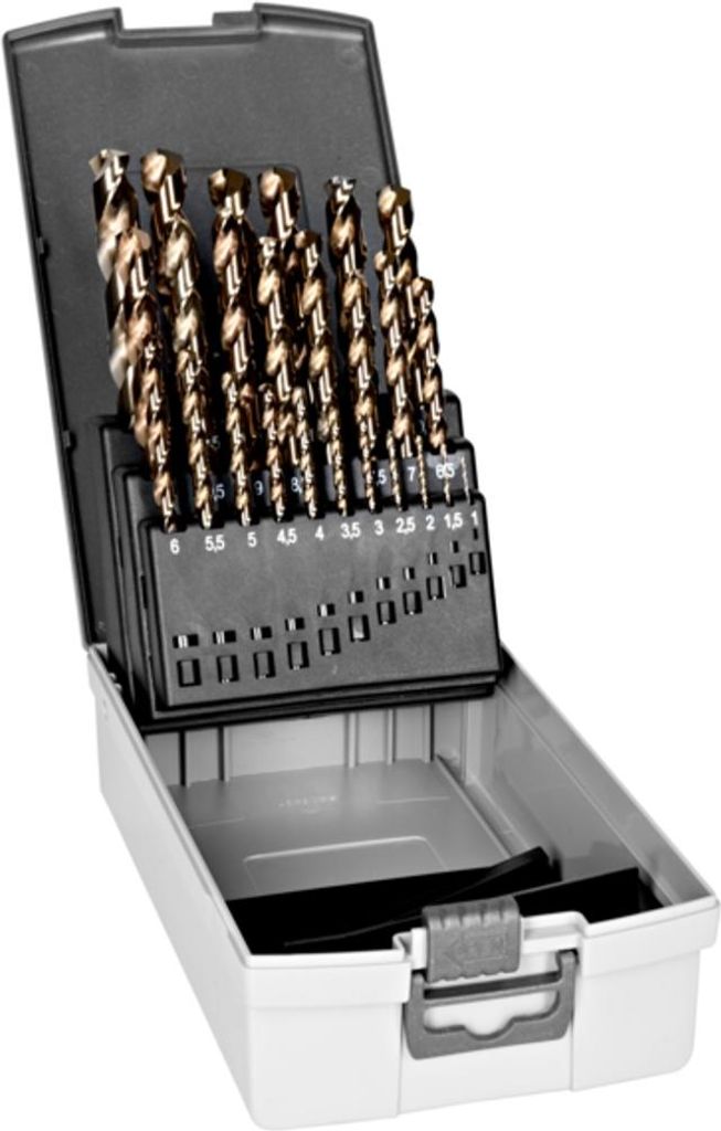 Bahco HSS-E Bohrer aus Kobalt für Metall im Satz - 25-tlg.