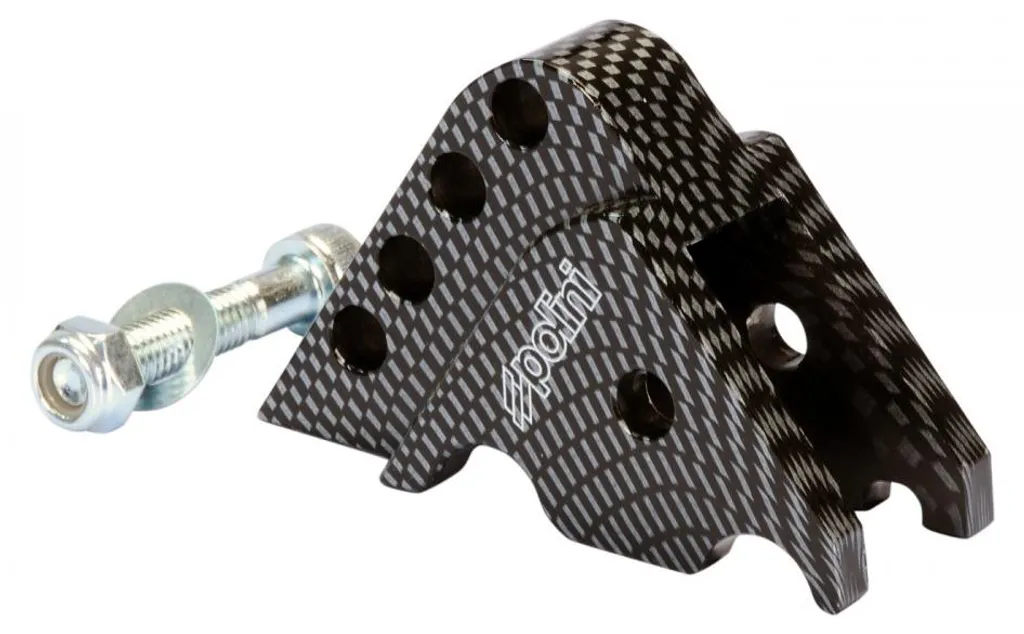 Rehausse d'amortisseur Polini 4 trous pour moteur Minarelli couché CNC