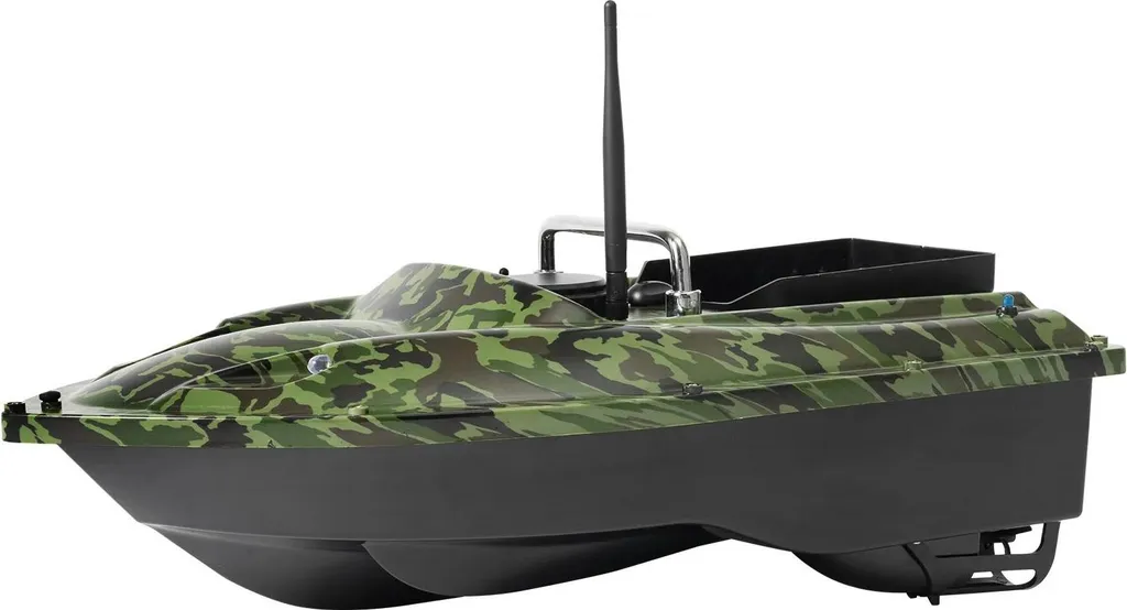Bateau amorceur télécommandé 500m avec capacité 1,5kg - Modèle Vert - 7