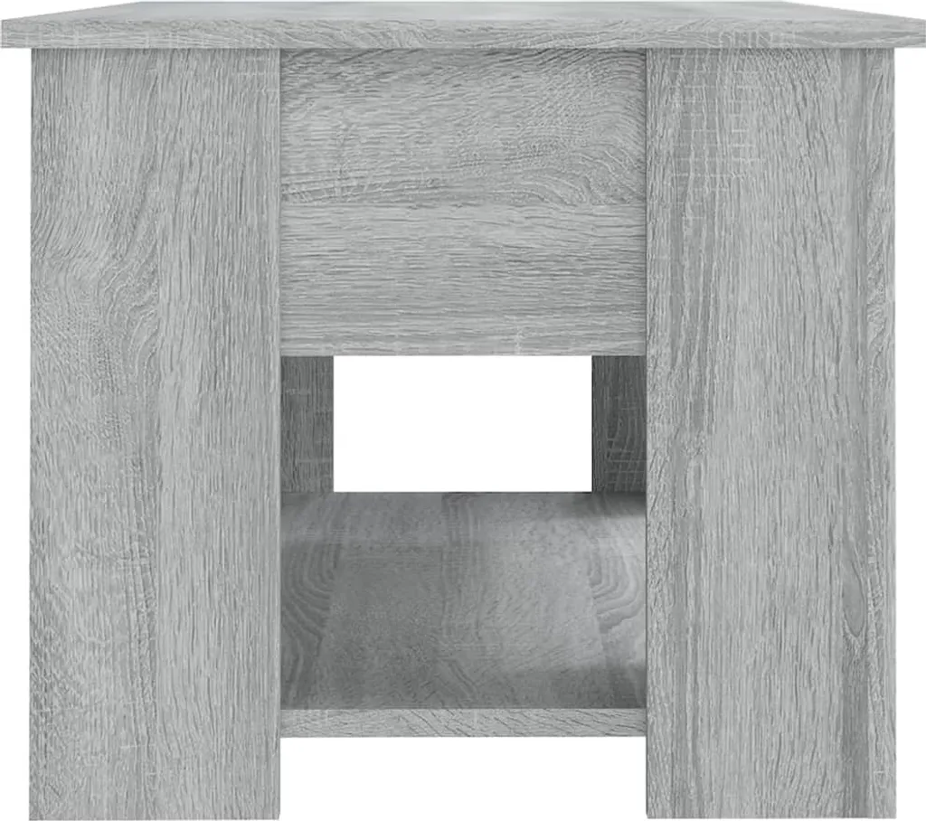 Tavolino Grigio Sonoma vidaXL - Arredo Salotto Pratico 79x49x41cm - 7