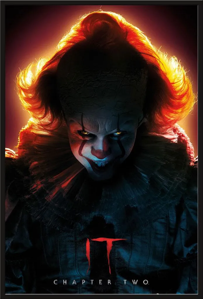 Poster Encadré Stephen King Ça Chapitre 2 avec Vitre Acrylique Shinsuke®