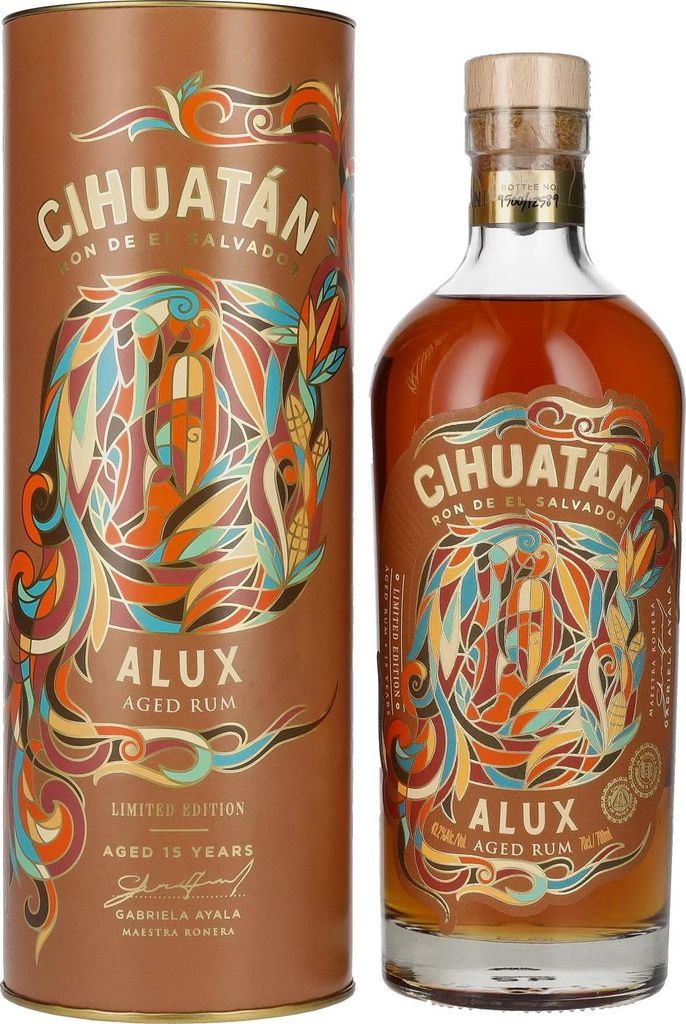 Cihuatán 15 Alux Aged Rum Limited Edition 43,2% Vol. 0,7l Image du produit 