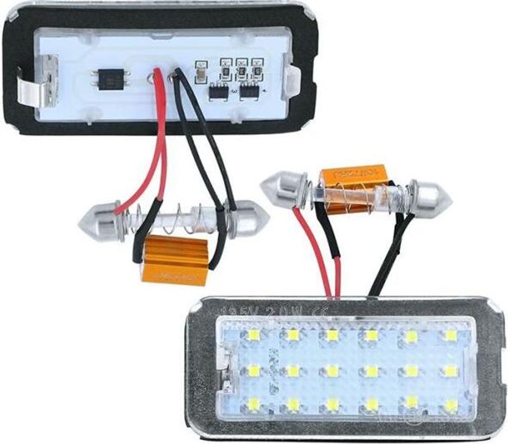 Led Kennzeichenbeleuchtung für Fiat 500 500C  nicht für Produktbild 